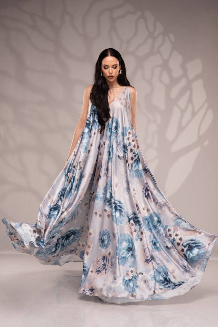 Рокля Nicolette blue flower