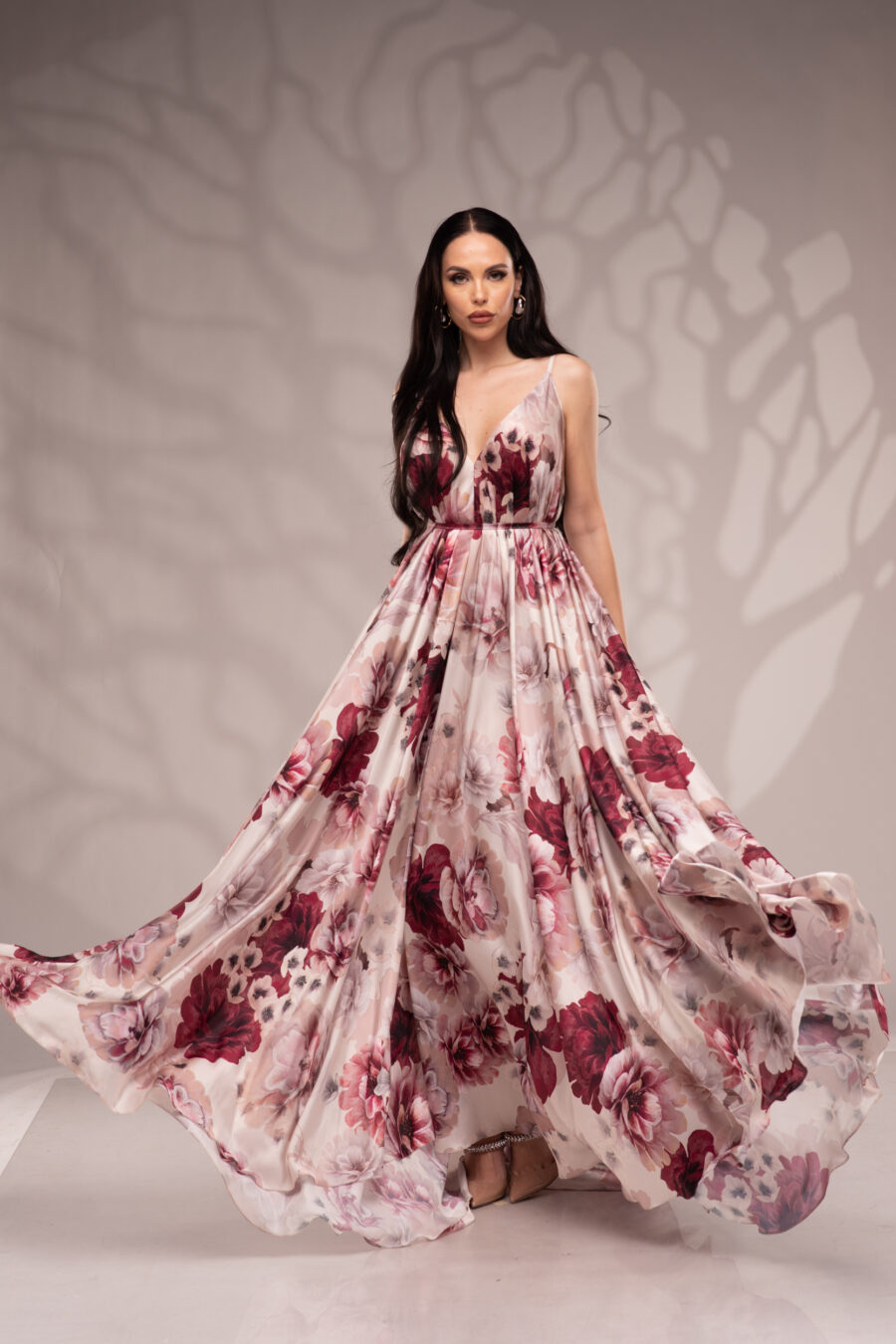 Рокля Nicolette red flower