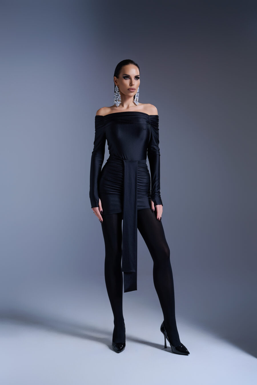 Midnight silhouette skirt