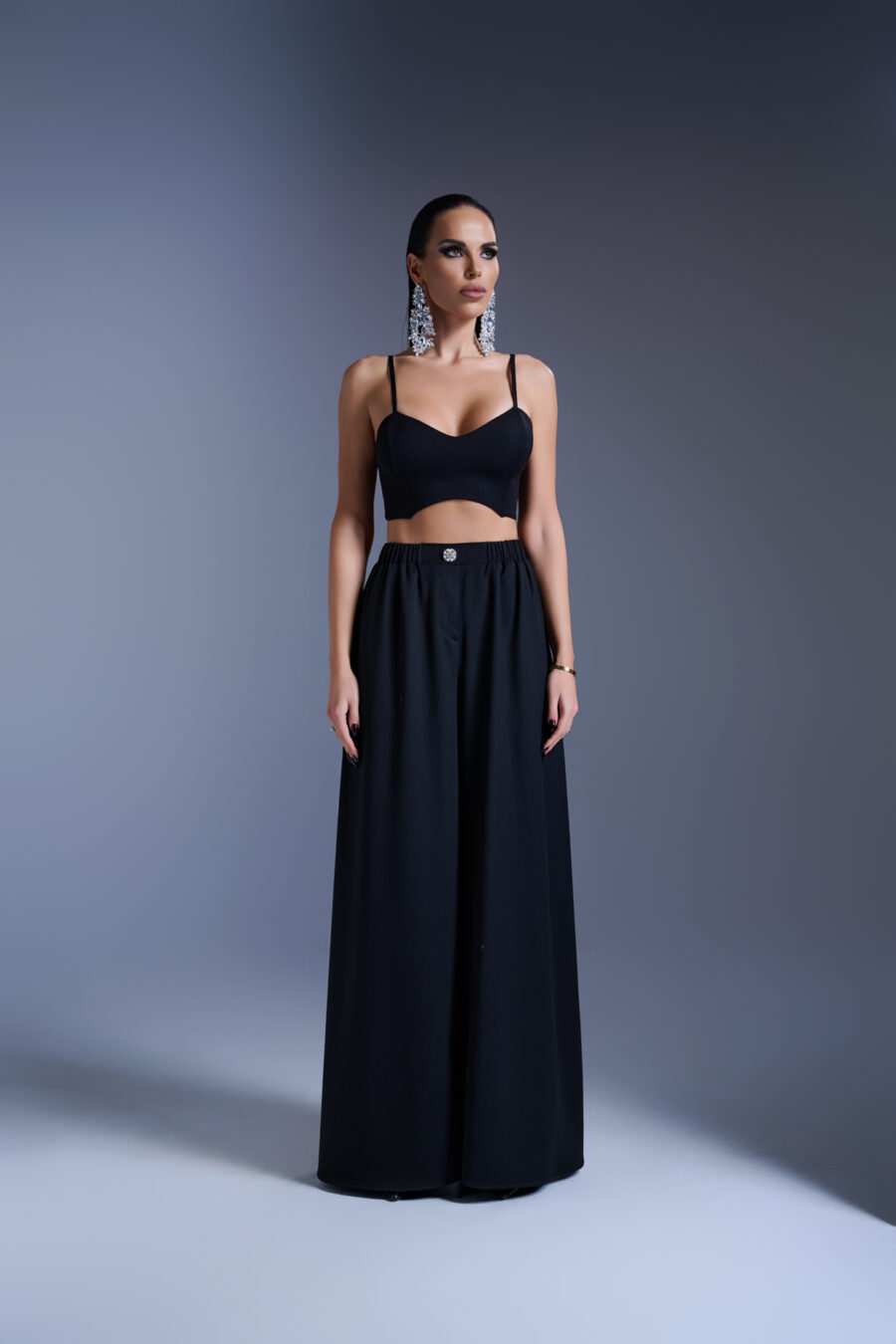 Midnight Wide-Leg Pants
